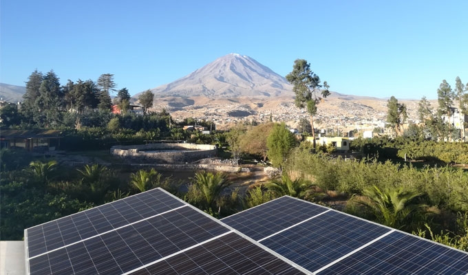 La energía solar en Arequipa