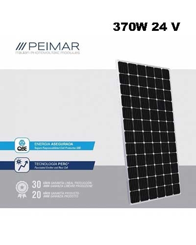 Paneles Solares 24V 370W Monocristalino Peimar